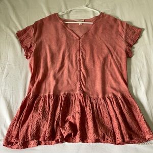 Vintage Style Pink Blouse